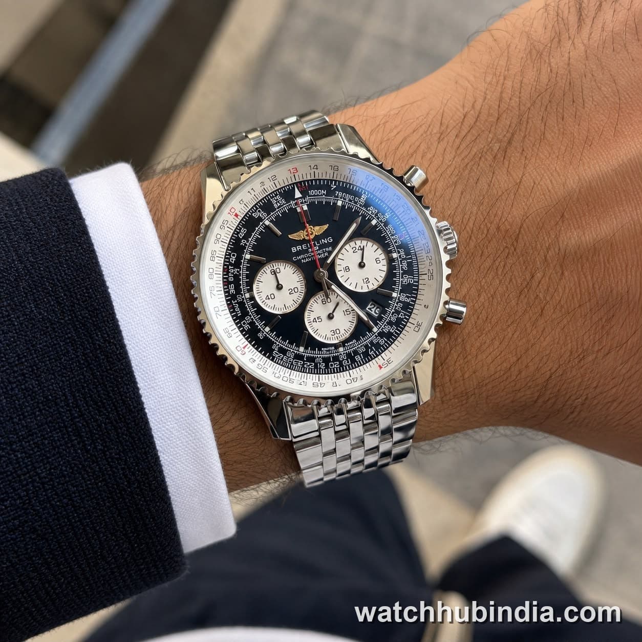 Breitling Navitimer Chronograph Black Dial
