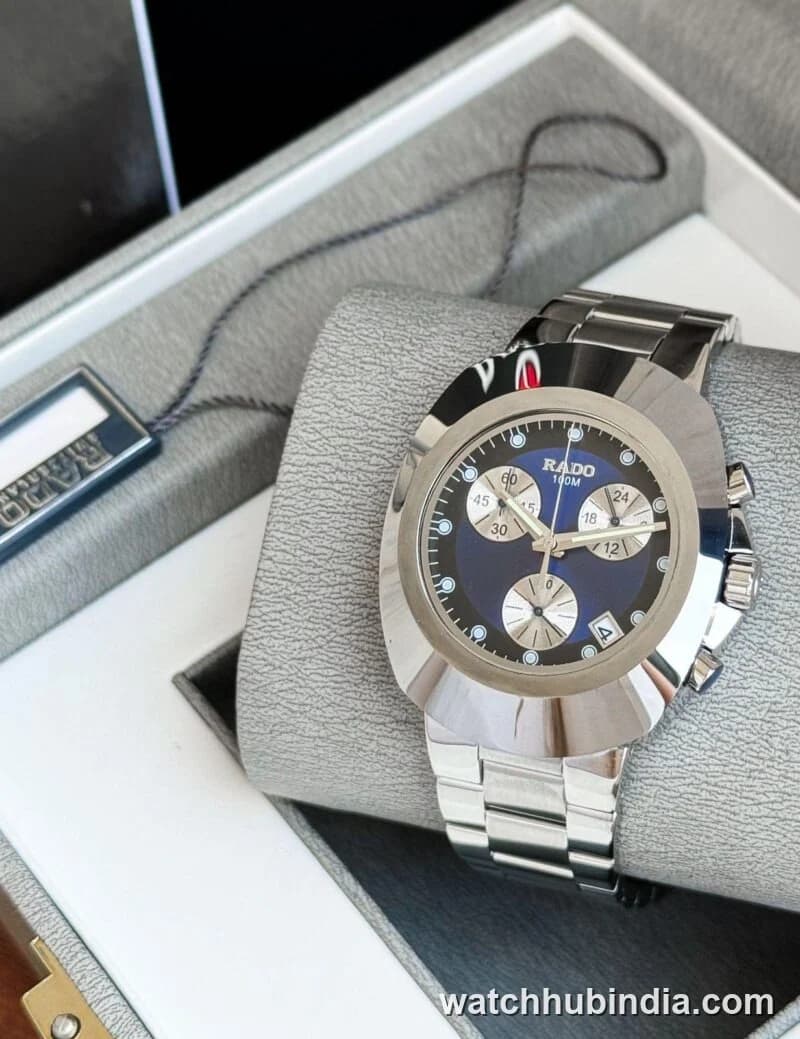 Rado Analog Slim Dial Silver Watch