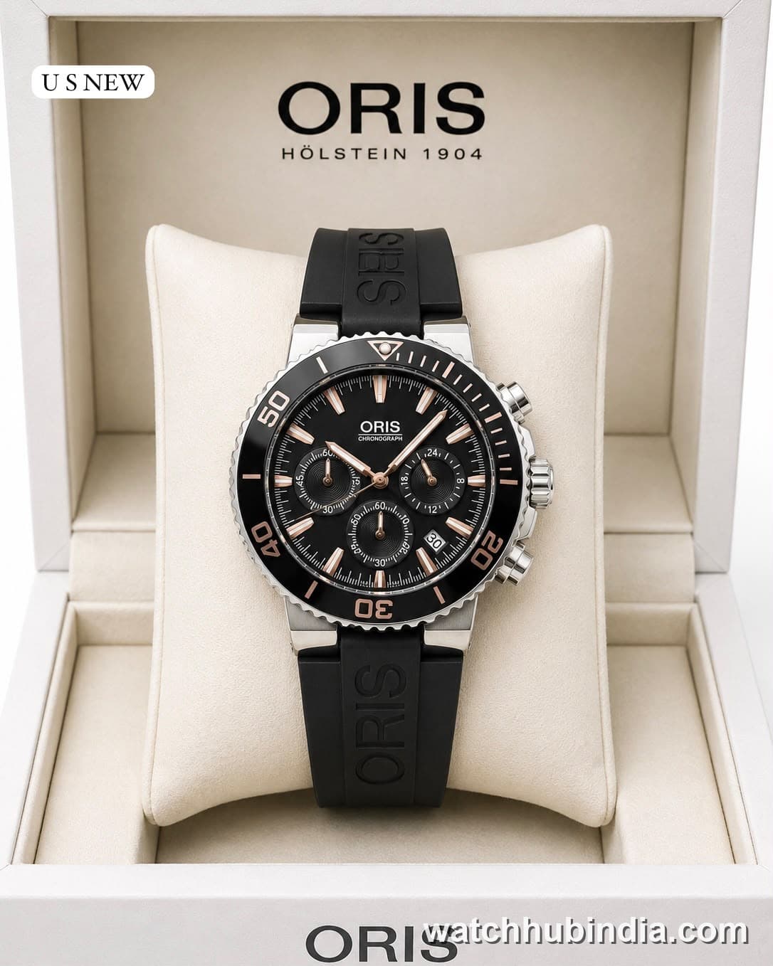 Oris Diver Chronograph Rubber Strap 5 Colours