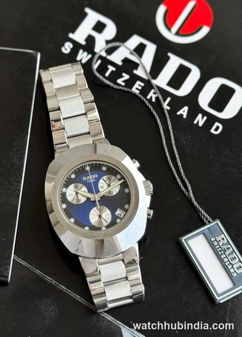 Rado Analog Slim Dial Silver Watch